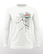 Circuit Diagram Cotton Full Sleeve T-shirt