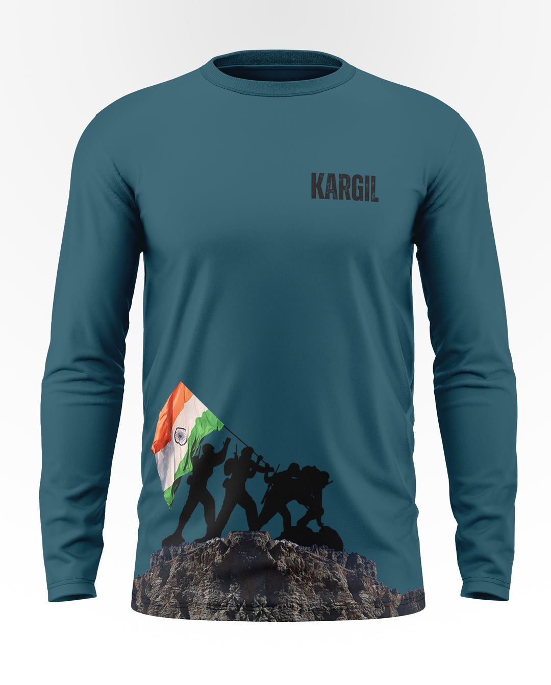 Kargil hill Cotton Full Sleeve T-shirt