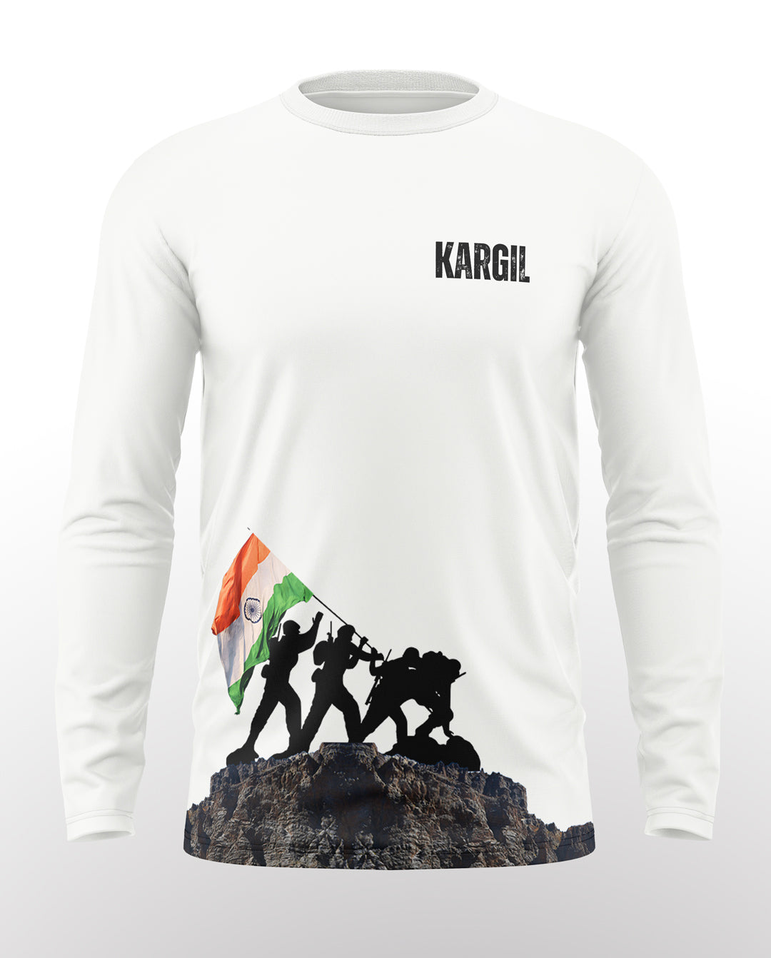 Kargil hill Cotton Full Sleeve T-shirt