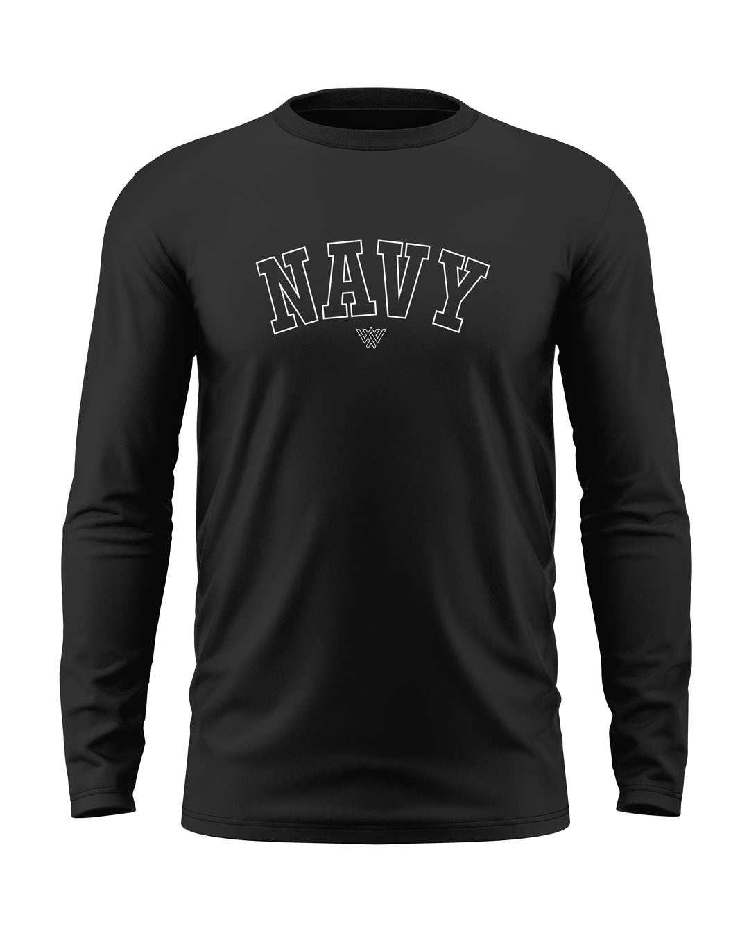 Navy Style Cotton Full Sleeve T-shirt