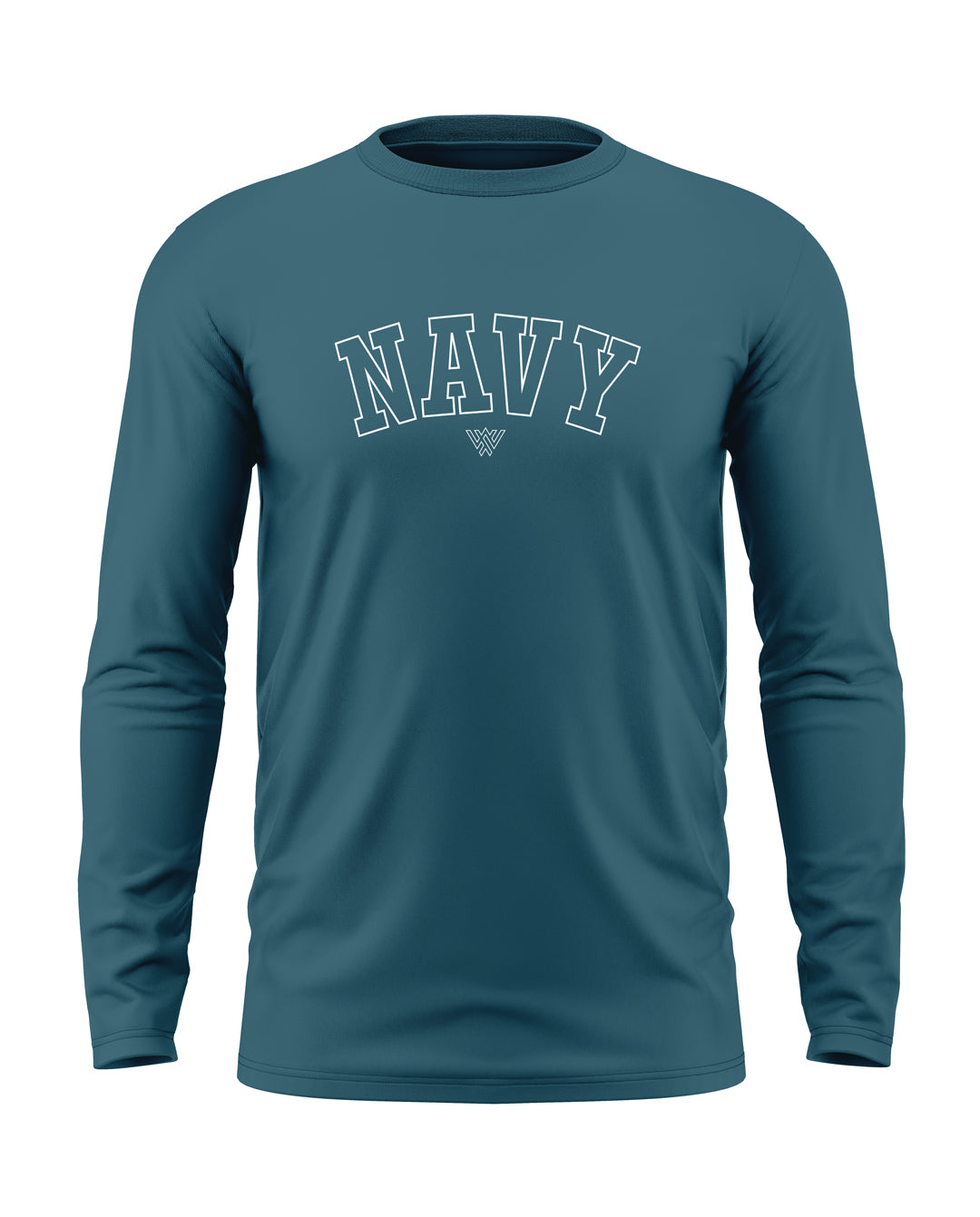 Navy Style Cotton Full Sleeve T-shirt