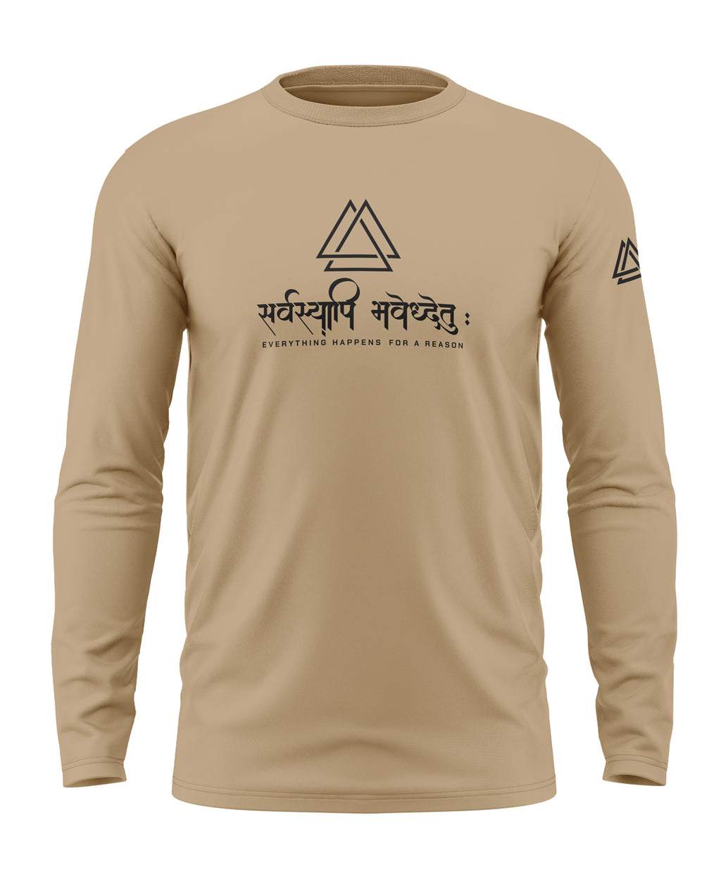 Everything Happens For A Reason Cotton Full Sleeve T-shirt