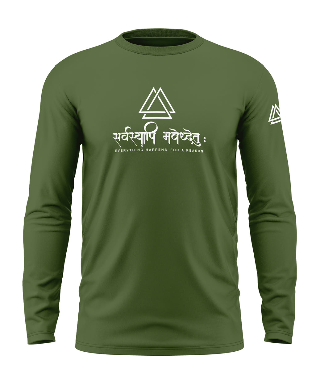 Everything Happens For A Reason Cotton Full Sleeve T-shirt