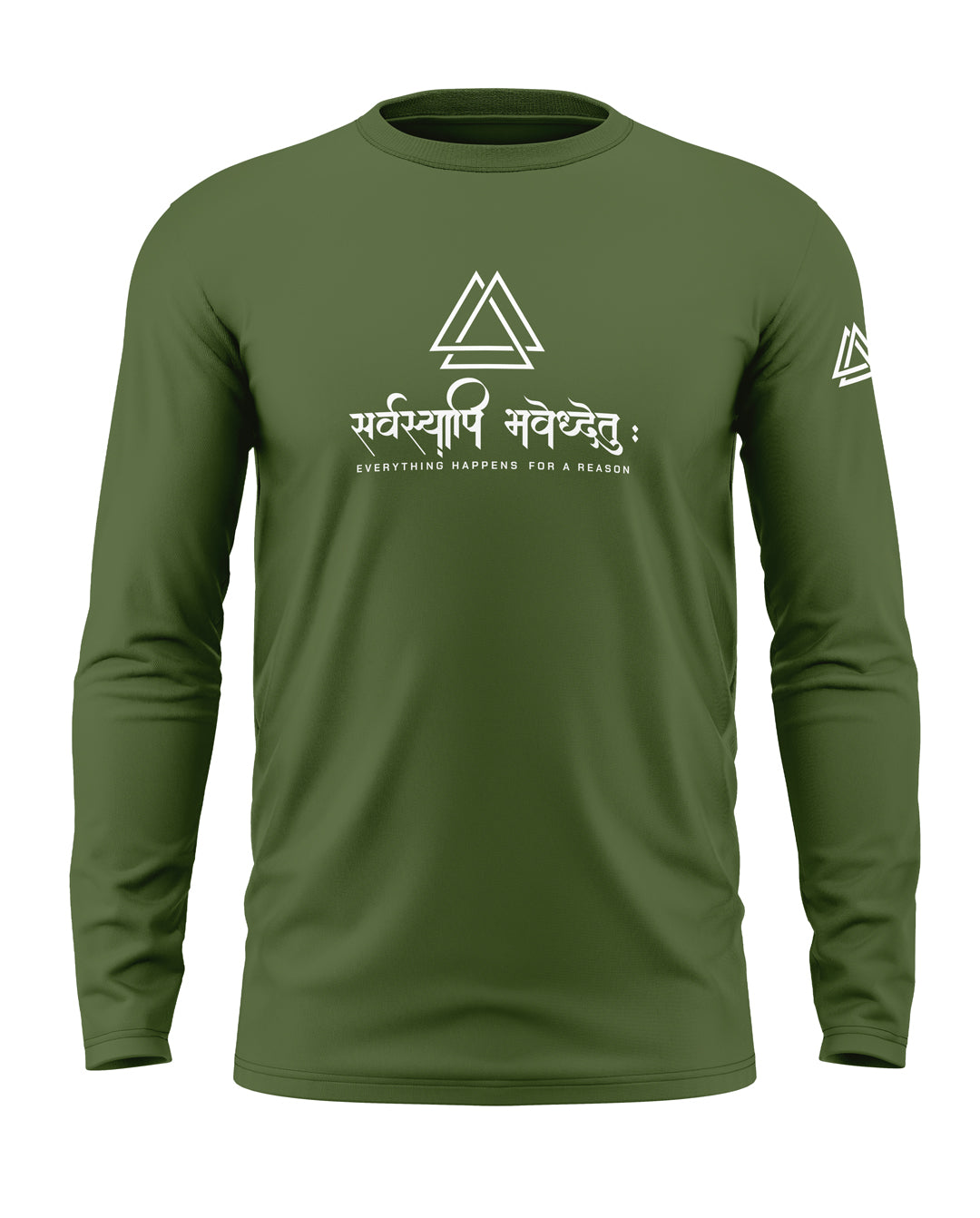 Everything Happens For A Reason Cotton Full Sleeve T-shirt