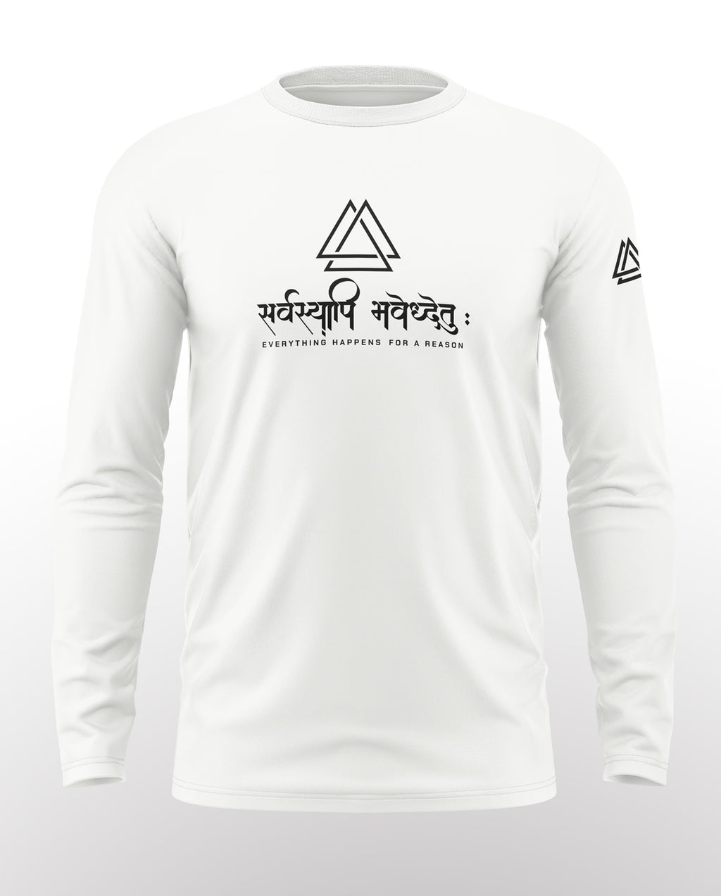 Everything Happens For A Reason Cotton Full Sleeve T-shirt