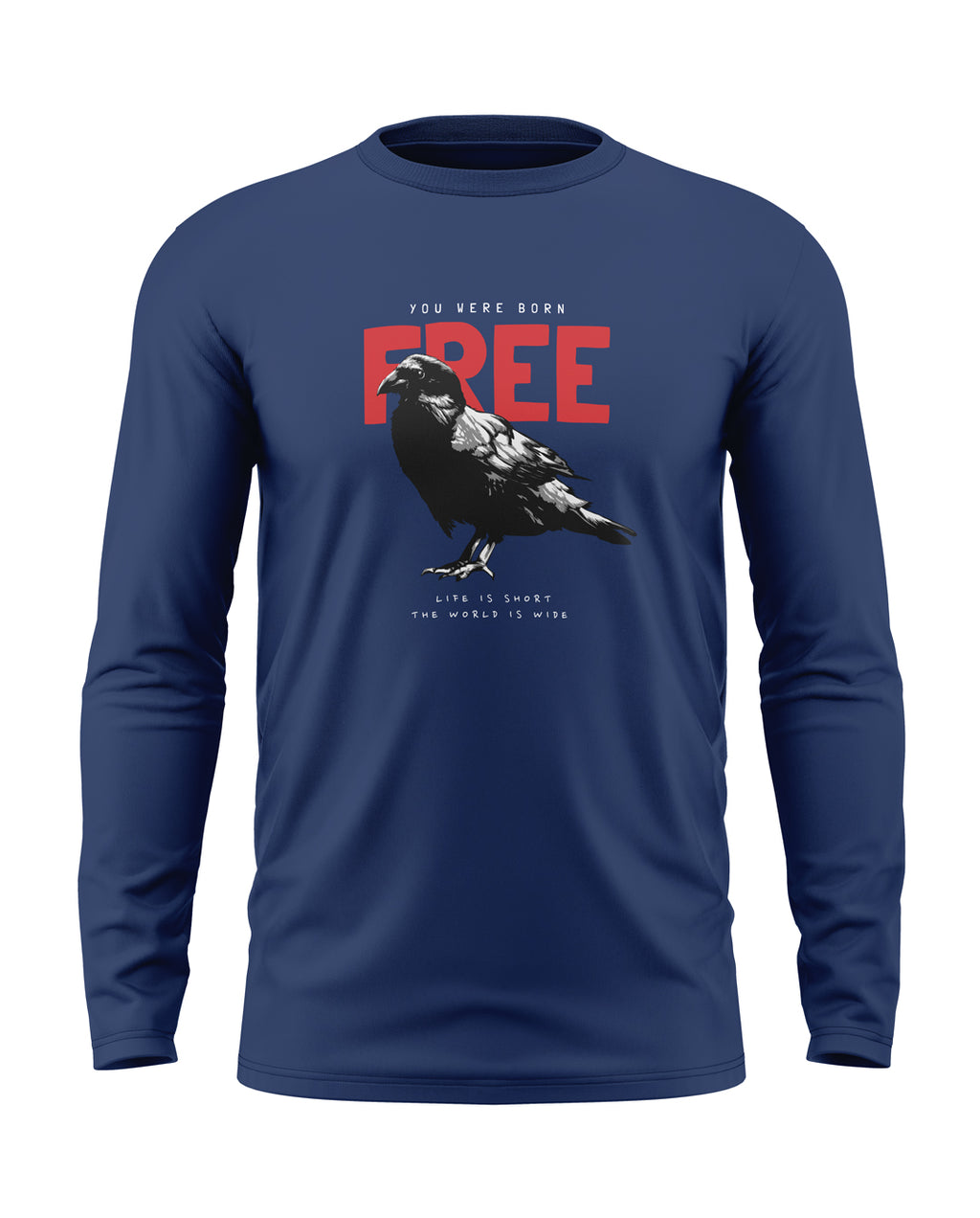 You Are Free Cotton Full Sleeve T-shirt