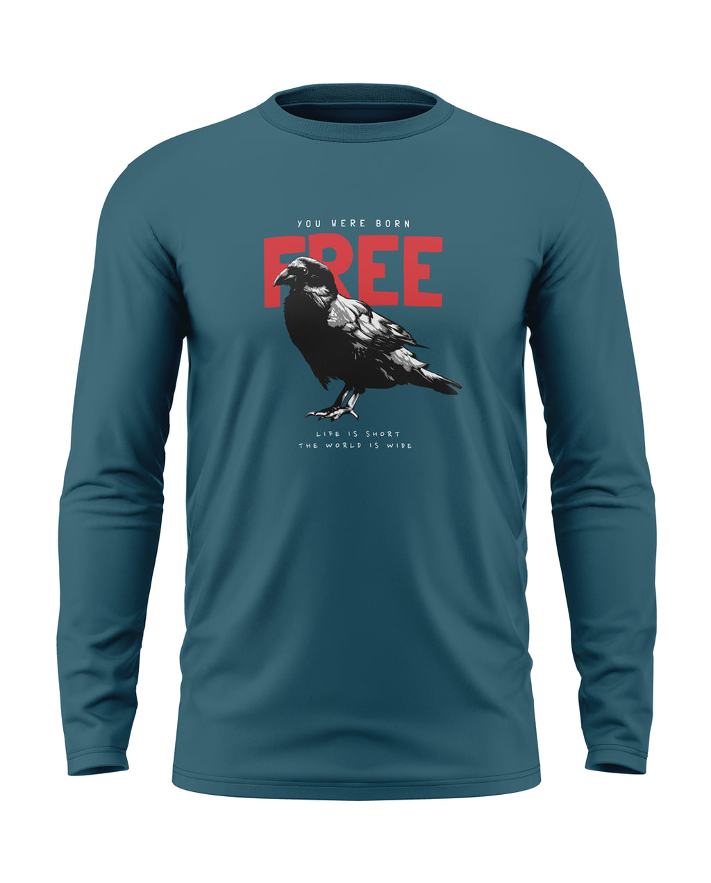You Are Free Cotton Full Sleeve T-shirt