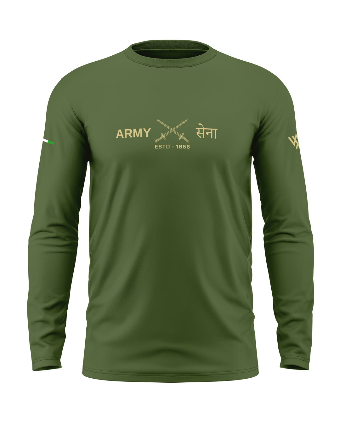 Army Sena Cotton Full Sleeve T-shirt
