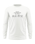 Easily Distracted By Dogs Cotton Full Sleeve T-shirt