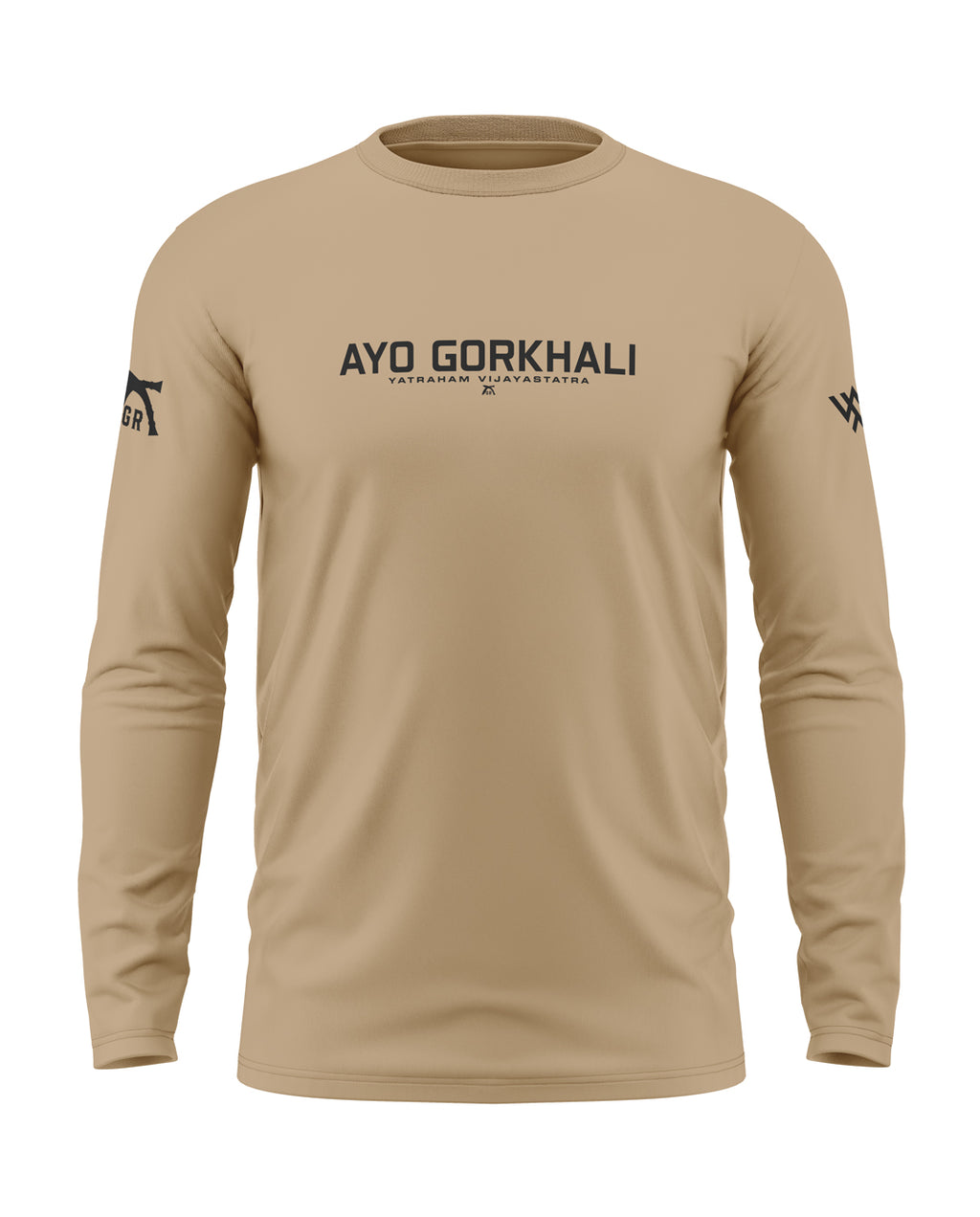 Ayo Gorkhali Cotton Full Sleeve T-shirt