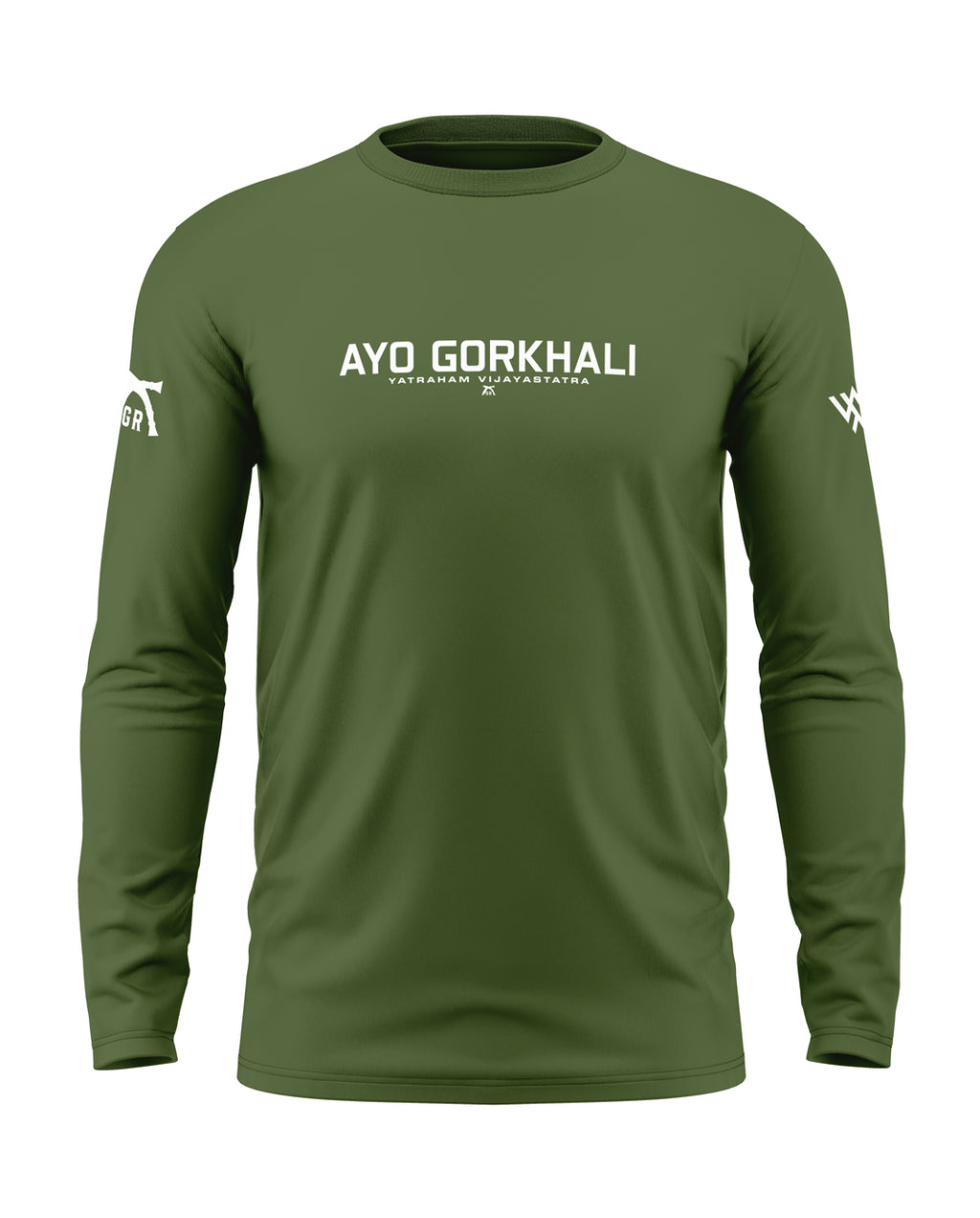 Ayo Gorkhali Cotton Full Sleeve T-shirt