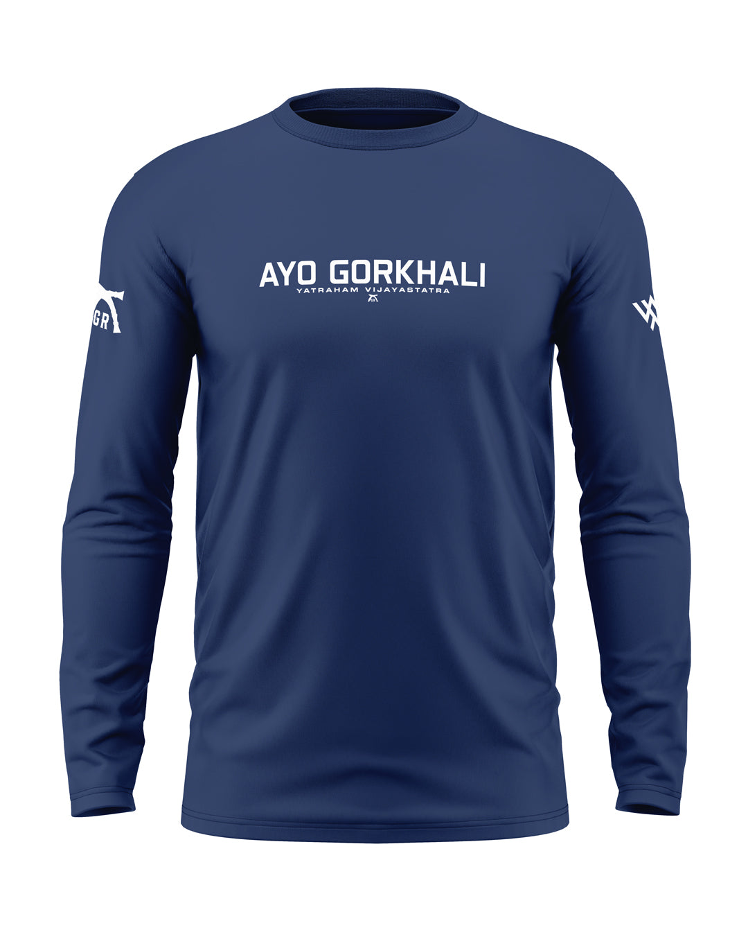 Ayo Gorkhali Cotton Full Sleeve T-shirt