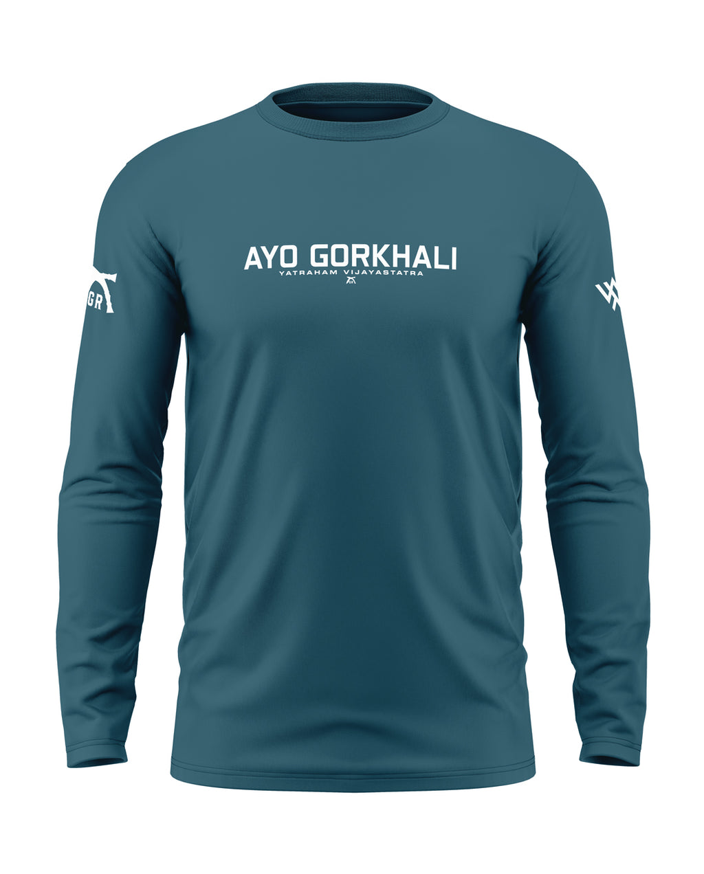 Ayo Gorkhali Cotton Full Sleeve T-shirt