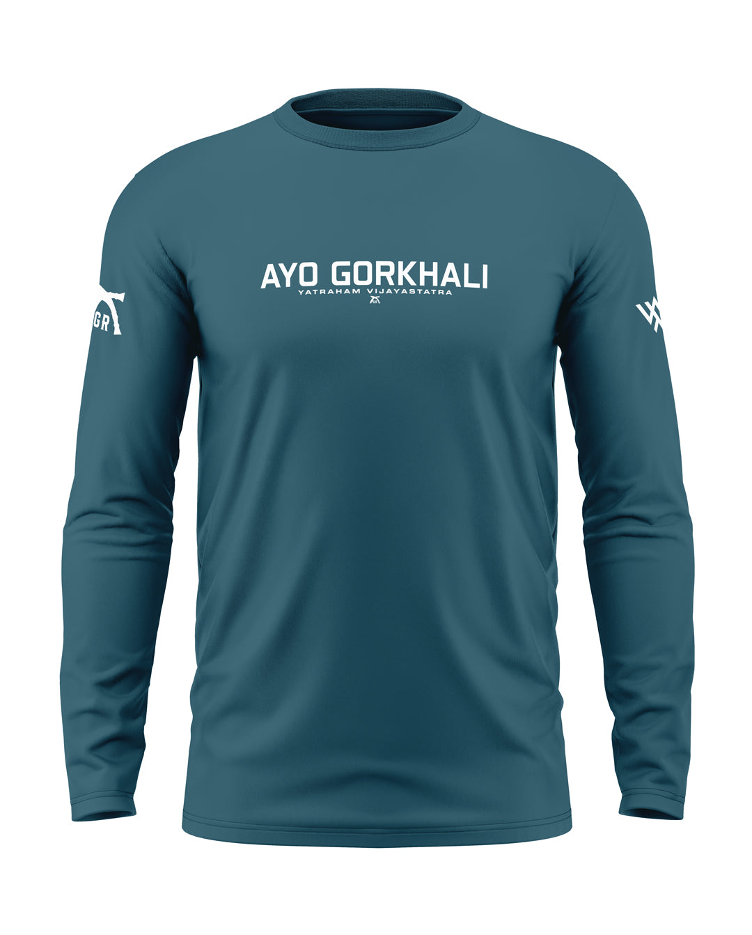 Ayo Gorkhali Cotton Full Sleeve T-shirt