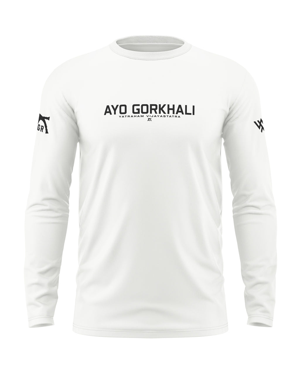 Ayo Gorkhali Cotton Full Sleeve T-shirt