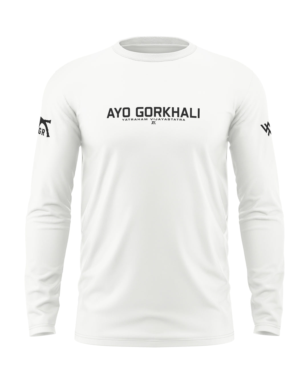 Ayo Gorkhali Cotton Full Sleeve T-shirt