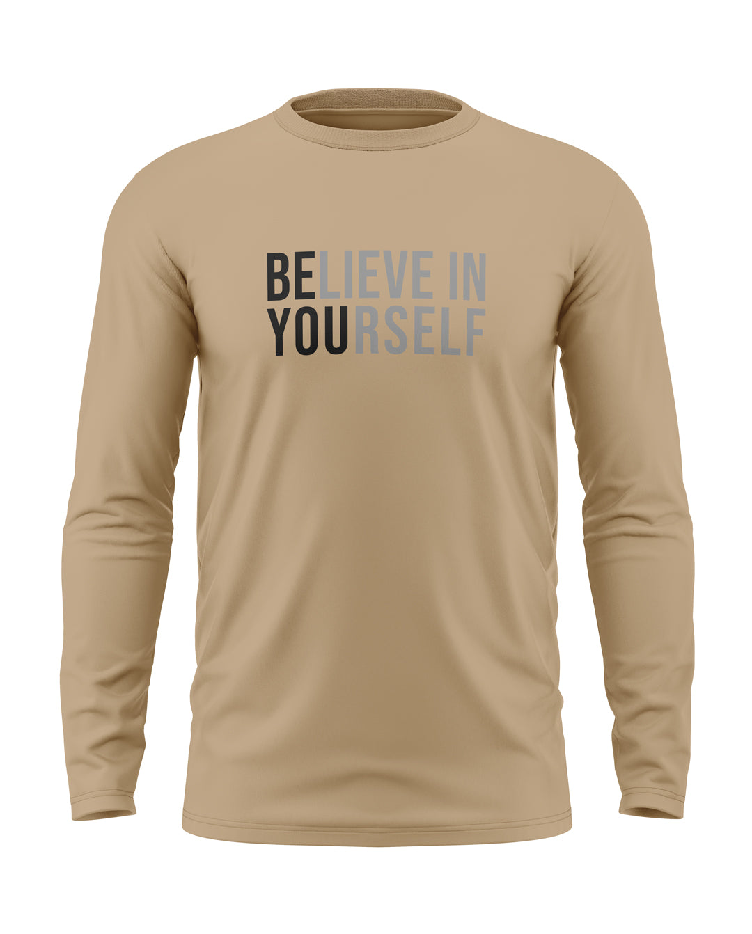 Believe in Yourself Cotton Full Sleeve T-shirt