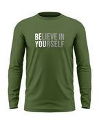 Believe in Yourself Cotton Full Sleeve T-shirt
