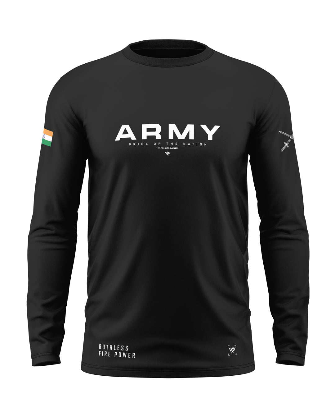 Army Pride Cotton Full Sleeve T-shirt