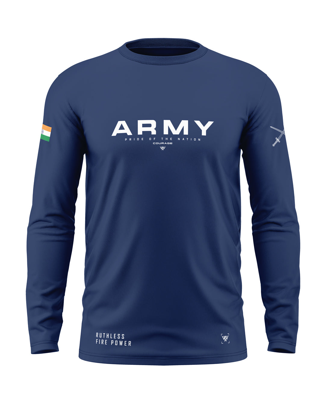 Army Pride Cotton Full Sleeve T-shirt