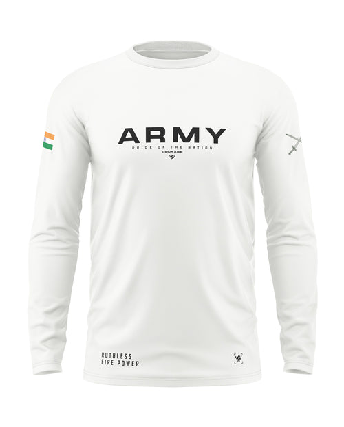 Army Pride Cotton Full Sleeve T-shirt