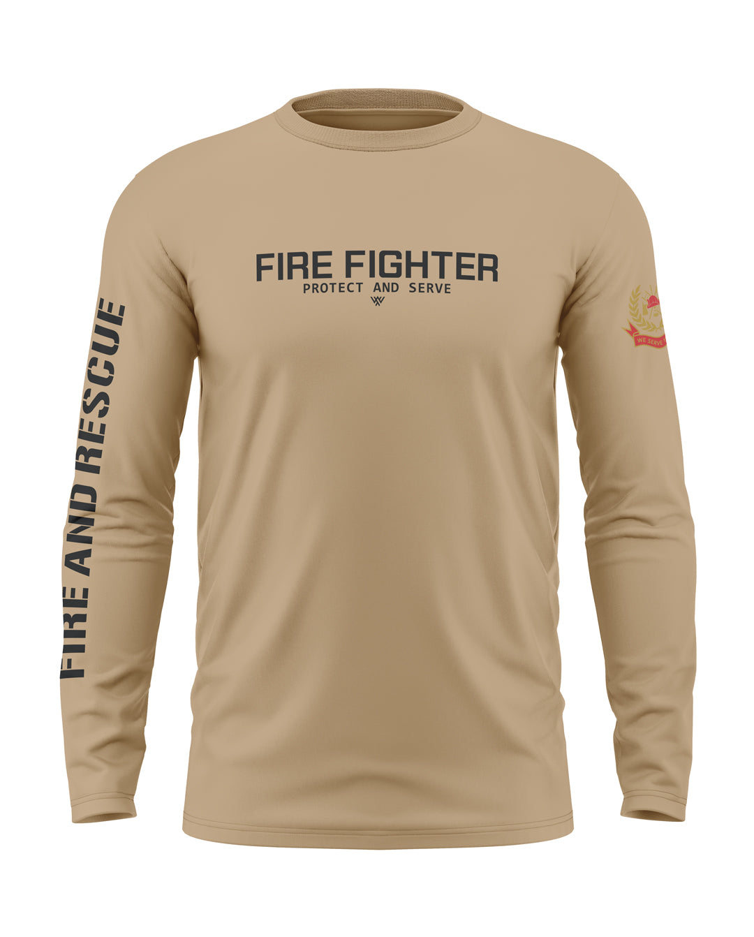 Fire Fighter Cotton Full Sleeve T-shirt