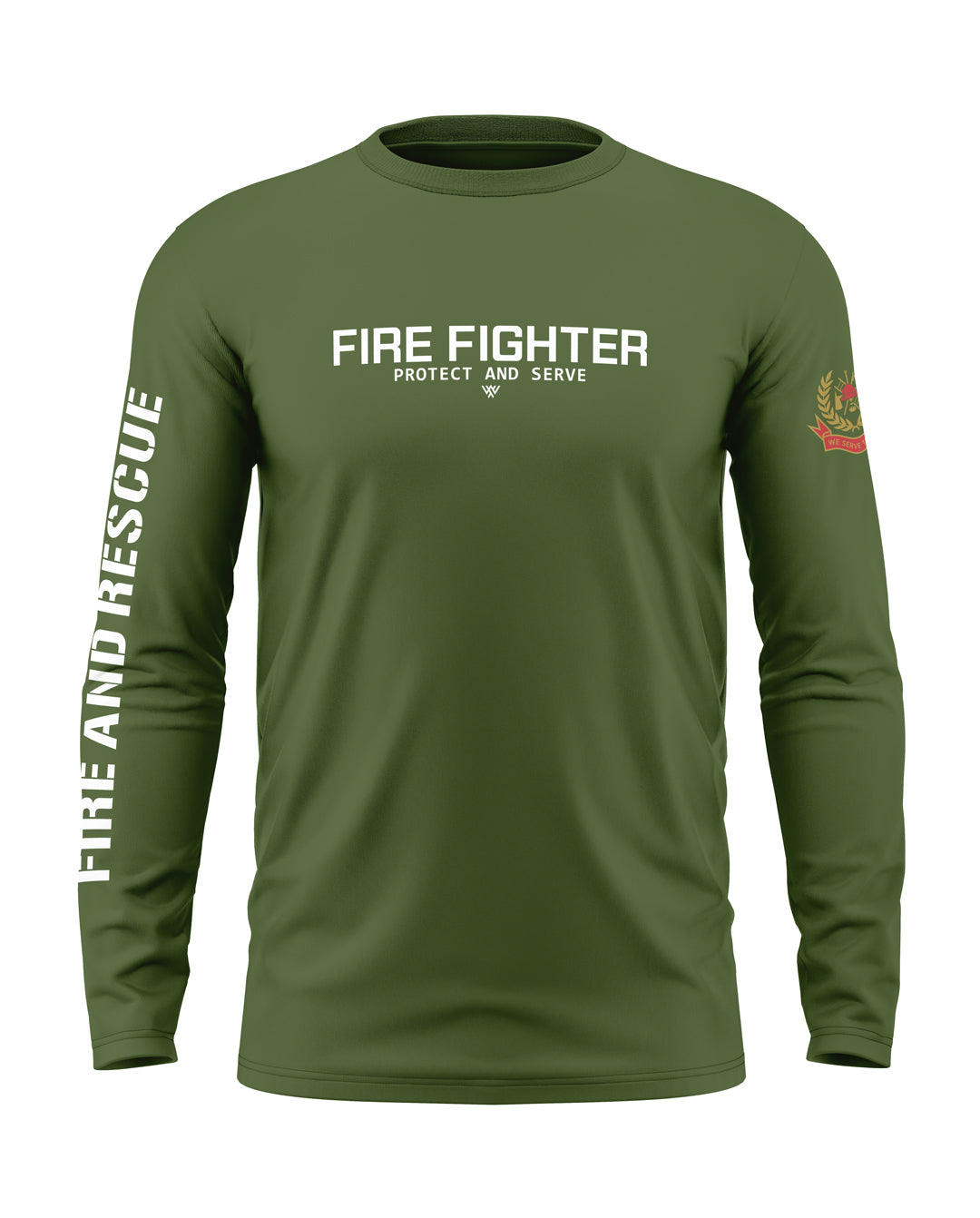 Fire Fighter Cotton Full Sleeve T-shirt