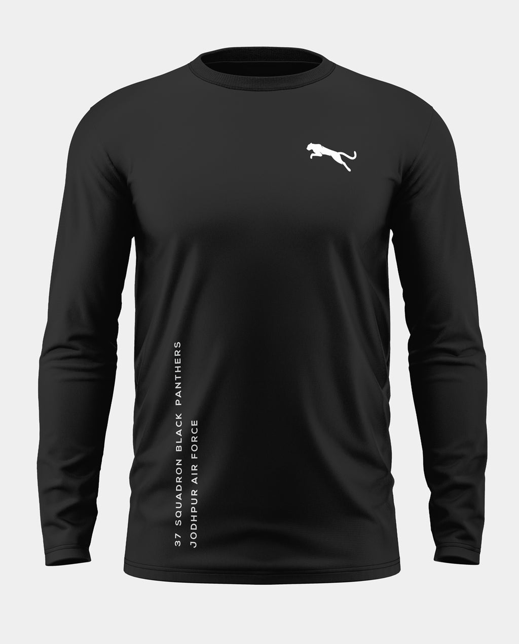 Black Panthers Cotton Full Sleeve T-shirt