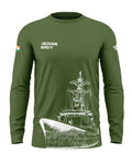 Indian Navy Cotton Full Sleeve T-shirt