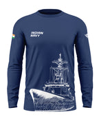 Indian Navy Cotton Full Sleeve T-shirt