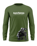 Black Panther Fierce Fearless Cotton Full Sleeve T-shirt