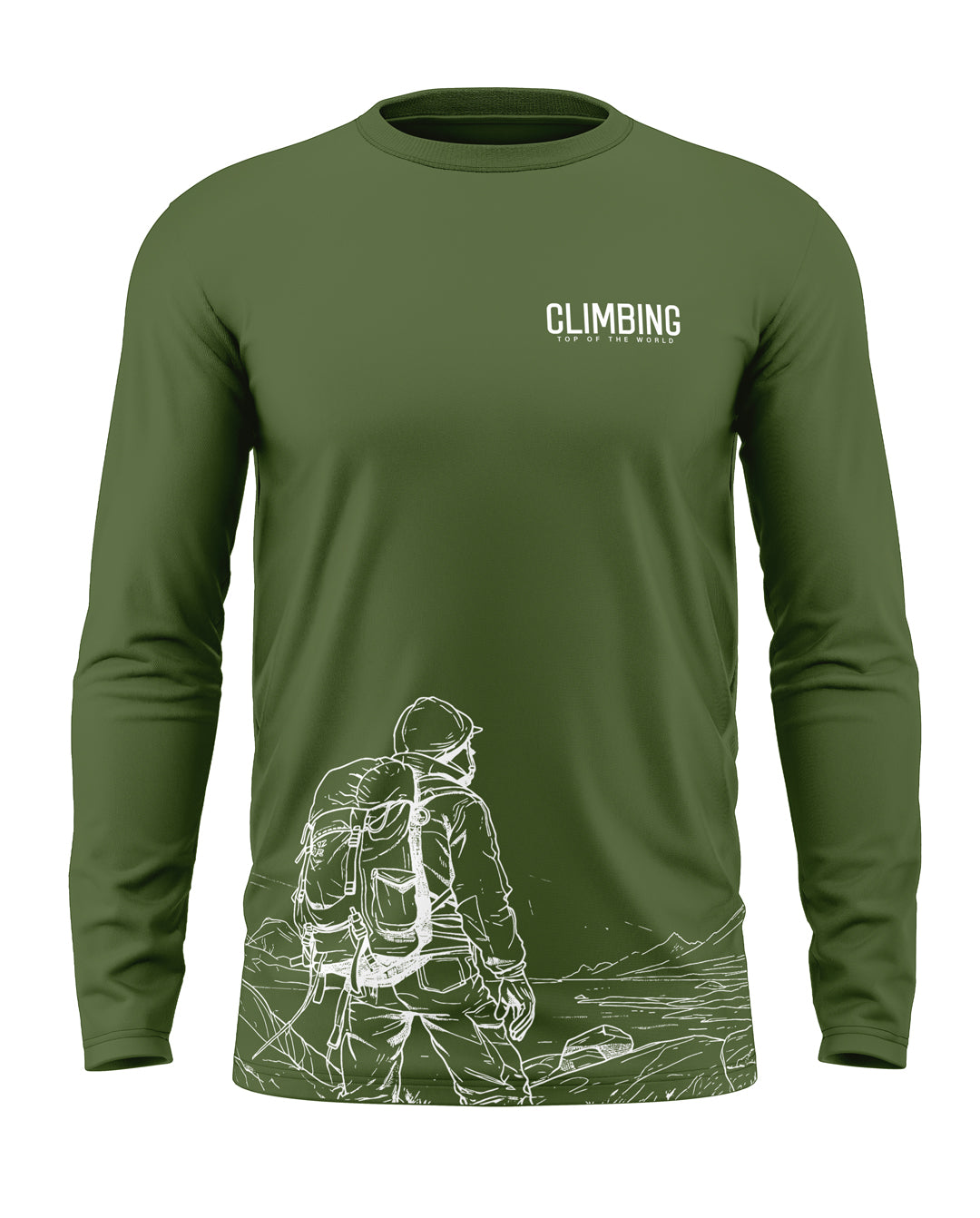 Climbing Cotton Full Sleeve T-shirt