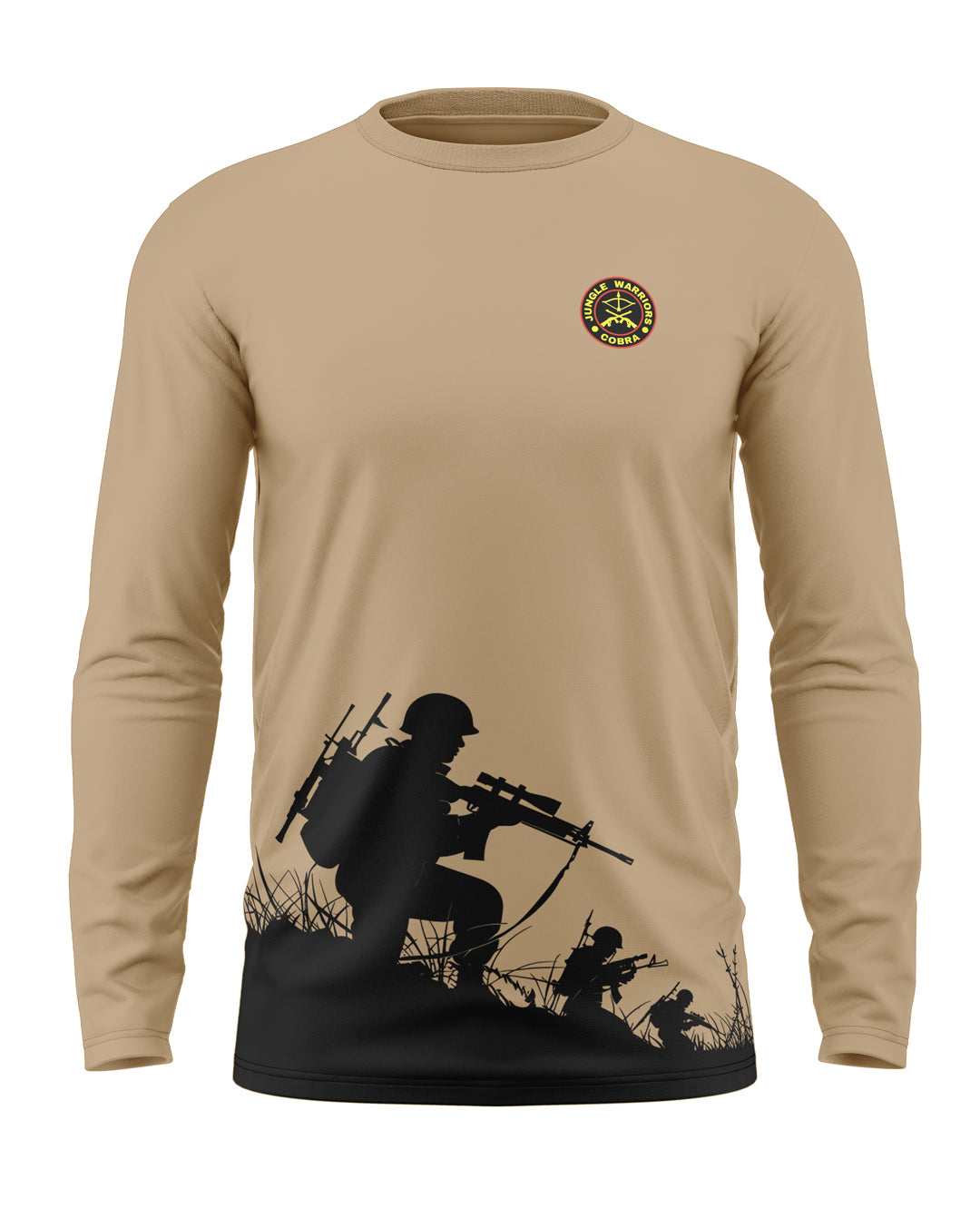 Jungle Warrior Cotton Full Sleeve T-shirt