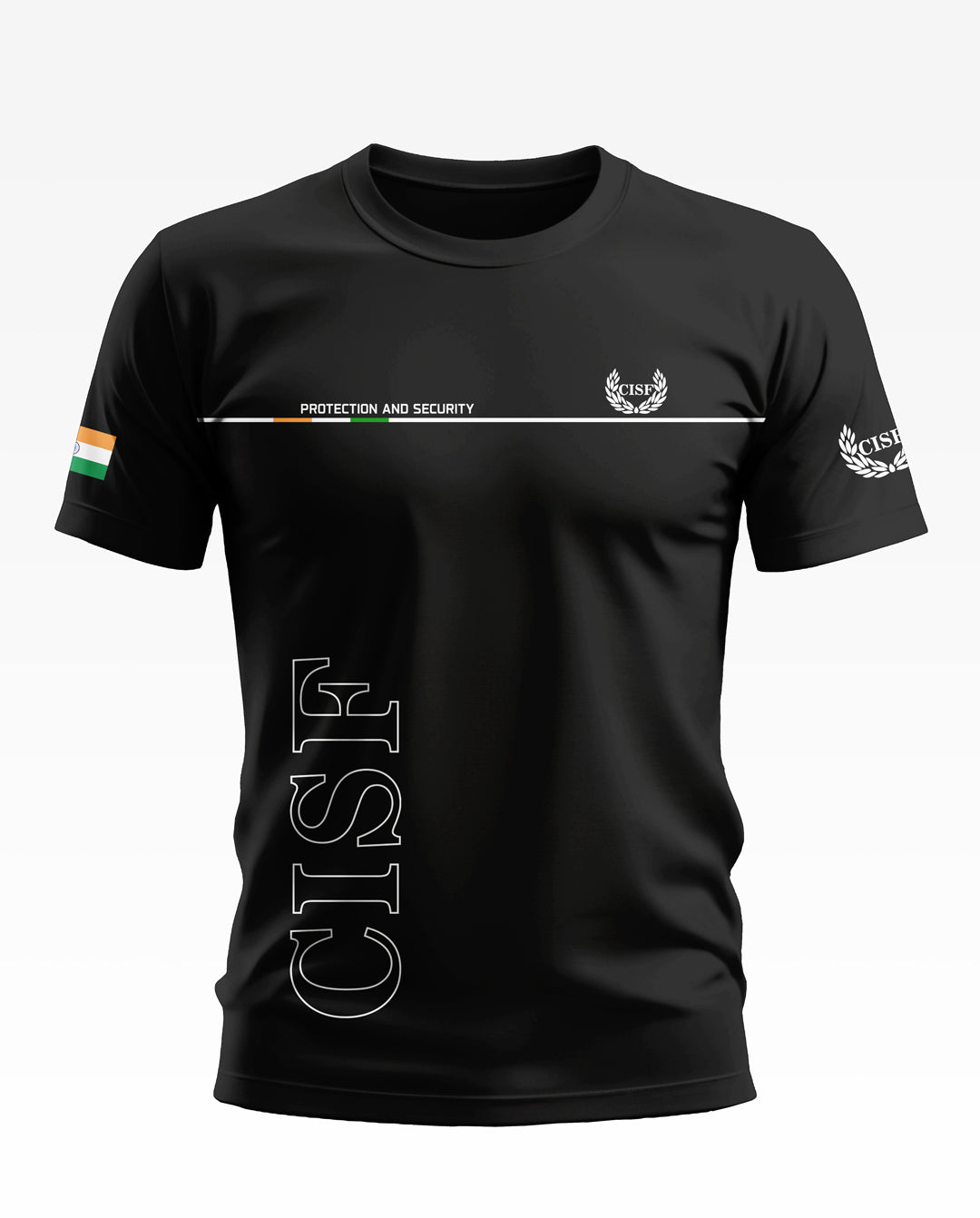 CISF Peace Through Protection Soft Cotton T-shirt