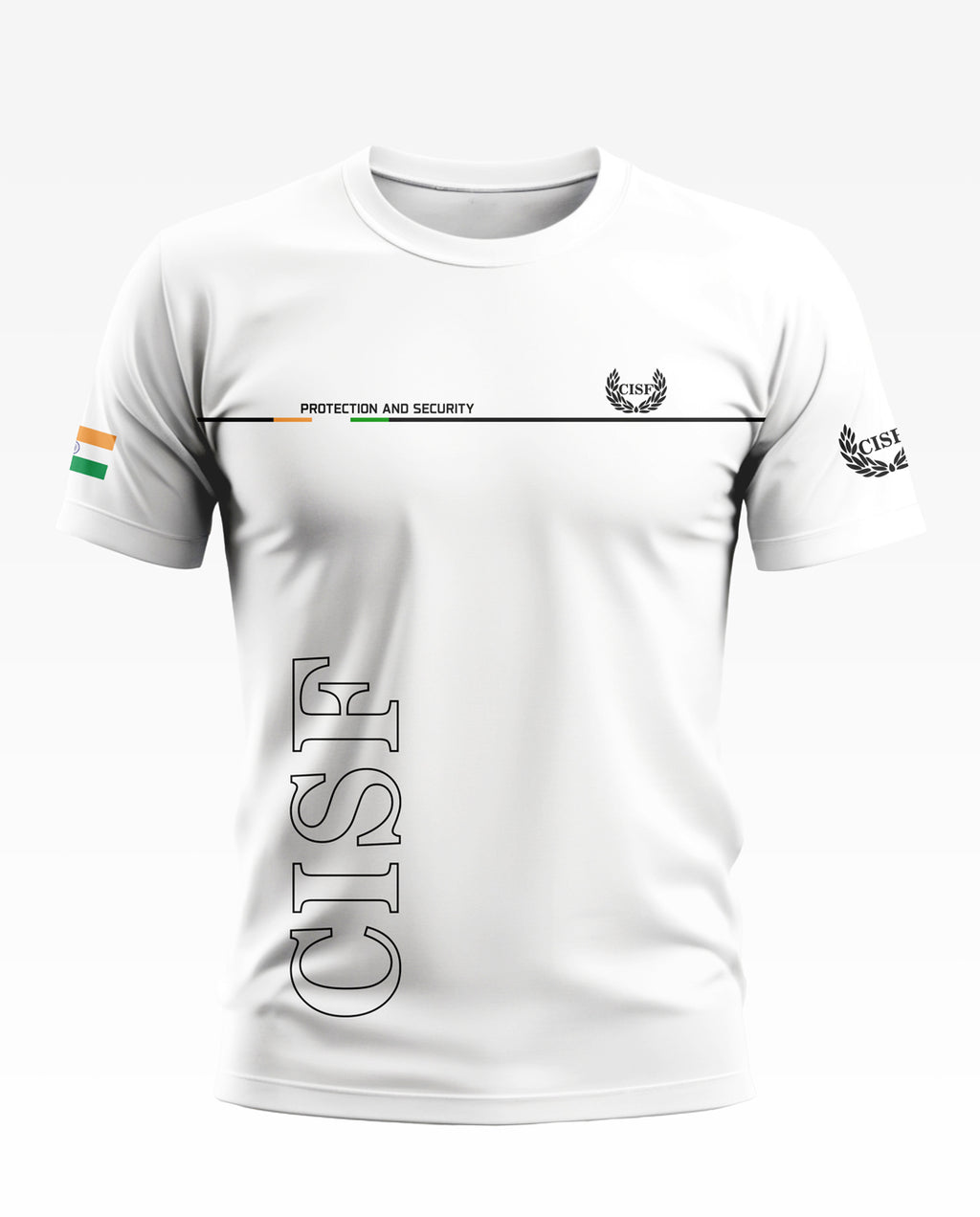 CISF Peace Through Protection Soft Cotton T-shirt