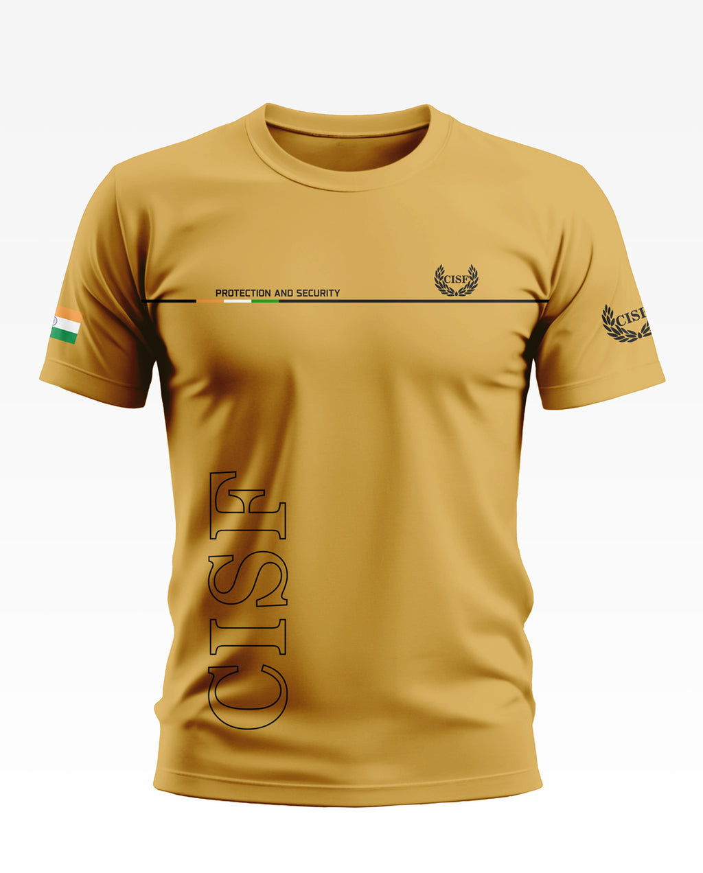 CISF Peace Through Protection Soft Cotton T-shirt