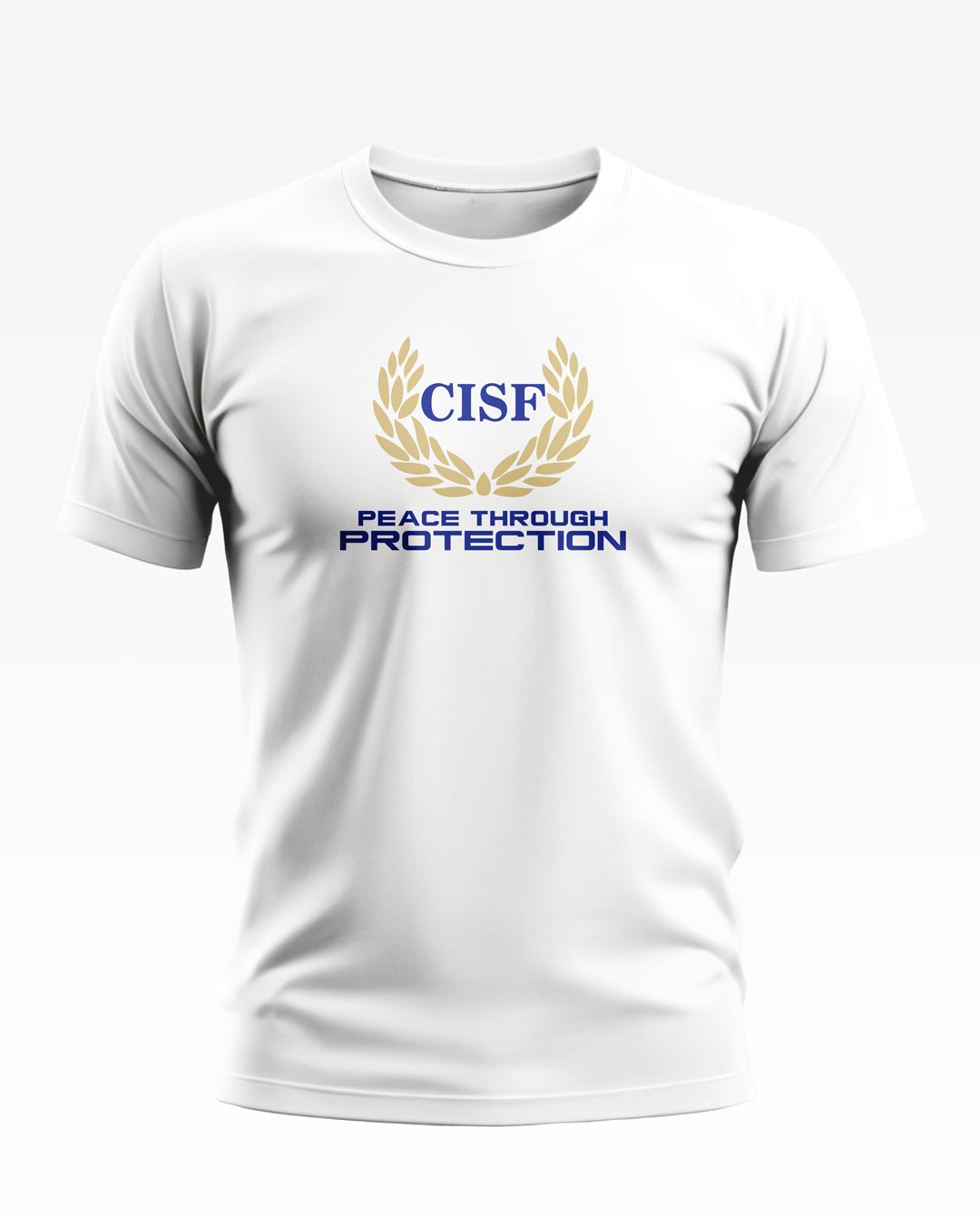 CISF Peace Through Protection Soft Cotton T-shirt