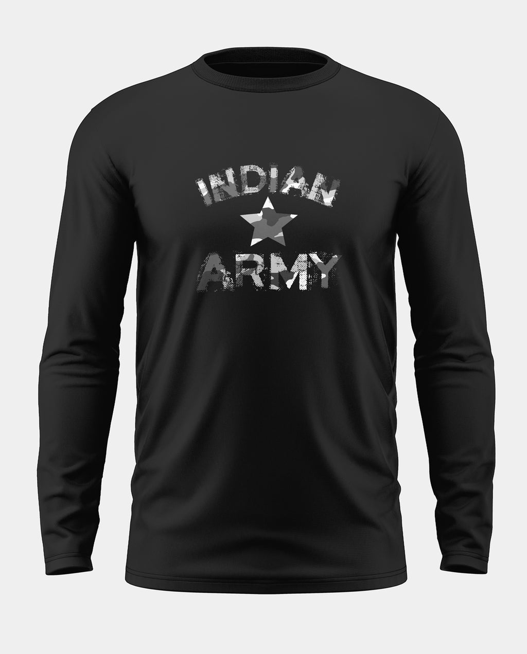 Indian Army Pride Cotton Full Sleeve T-shirt