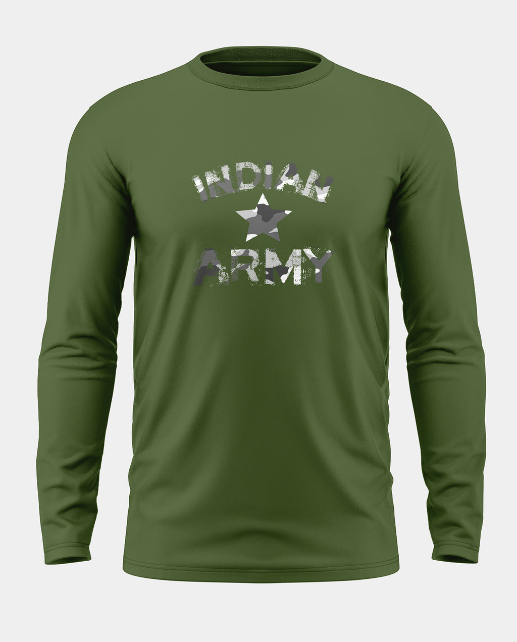 Indian Army Pride Cotton Full Sleeve T-shirt