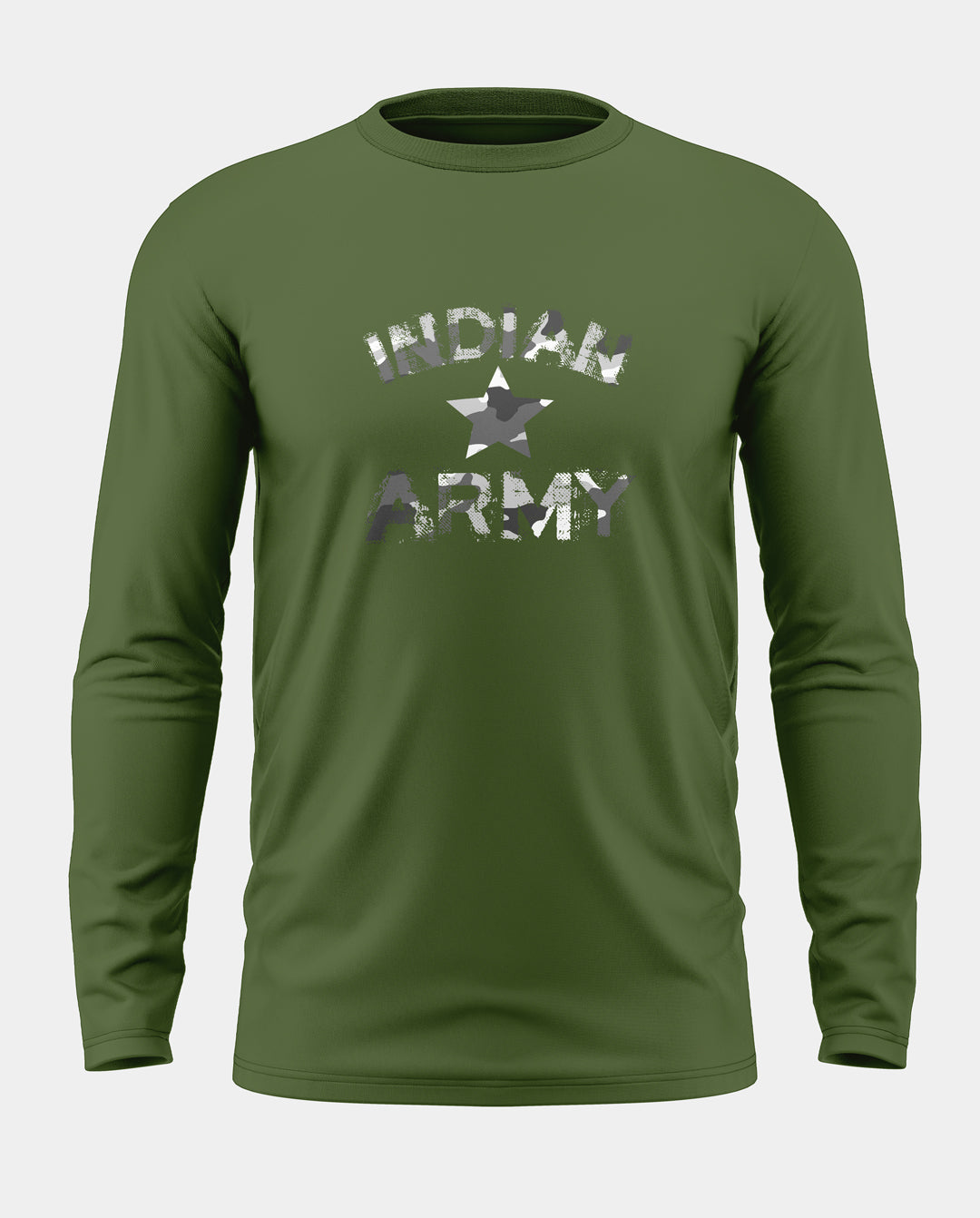 Indian Army Pride Cotton Full Sleeve T-shirt