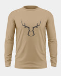 Deer Art Cotton Full Sleeve T-shirt