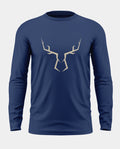 Deer Art Cotton Full Sleeve T-shirt