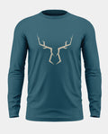 Deer Art Cotton Full Sleeve T-shirt