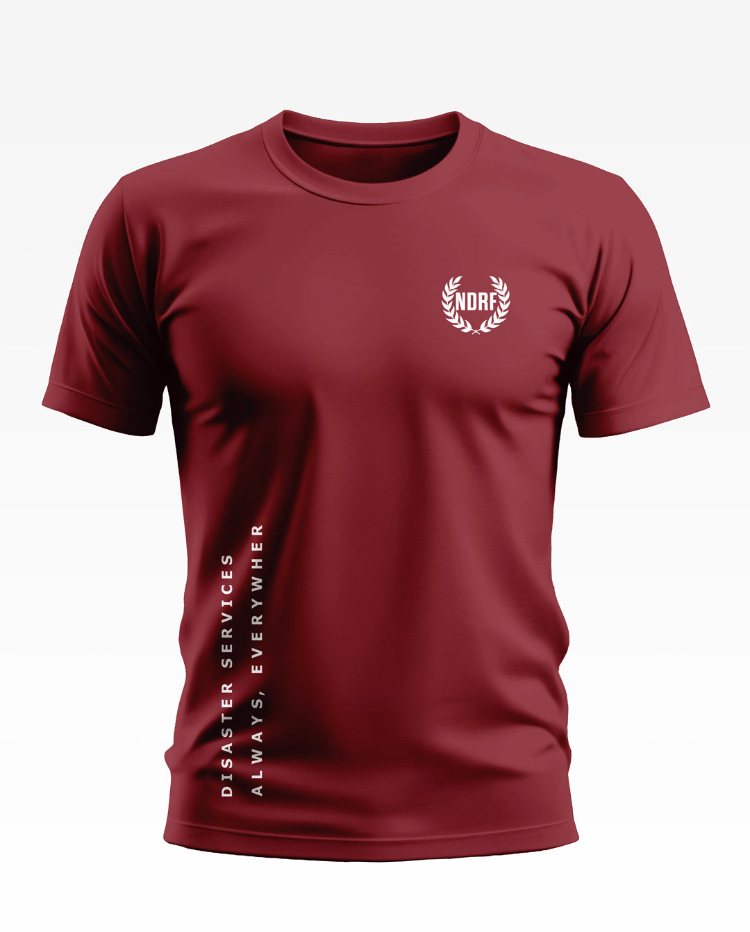NDRF Solid Soft Cotton T-shirt
