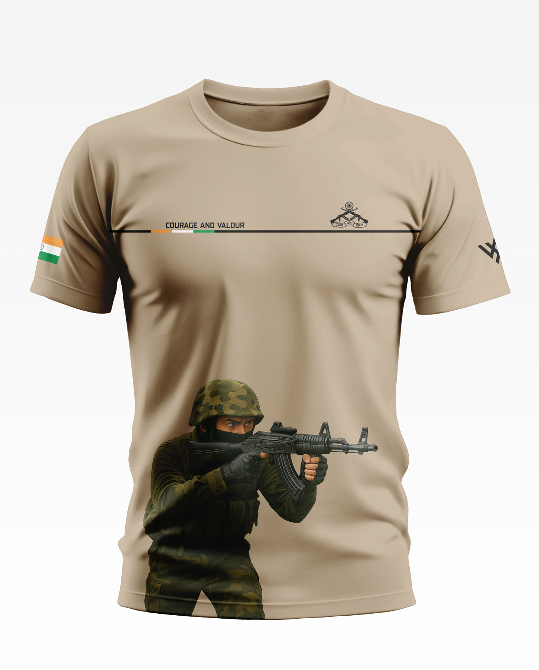 RR Courage and Valour Soft Cotton T-shirt