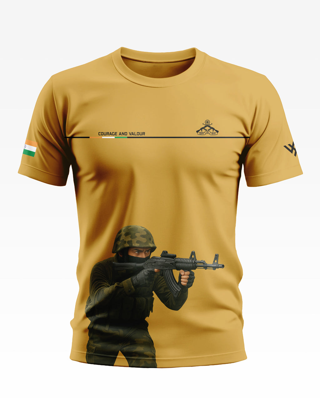 RR Courage and Valour Soft Cotton T-shirt