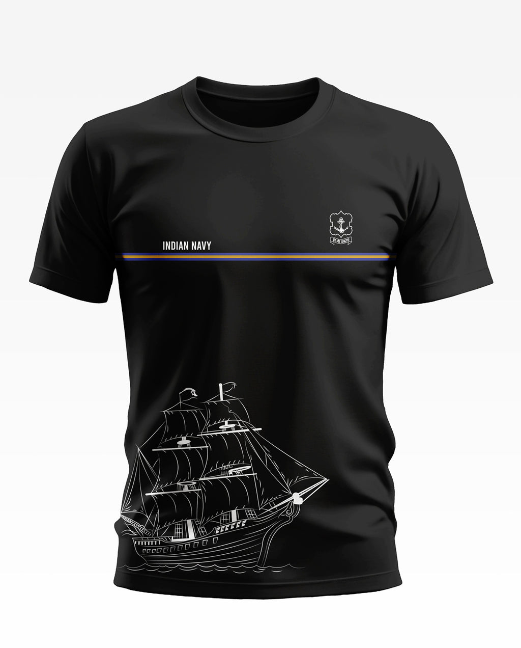 Indian Navy Pride Soft Cotton T-shirt