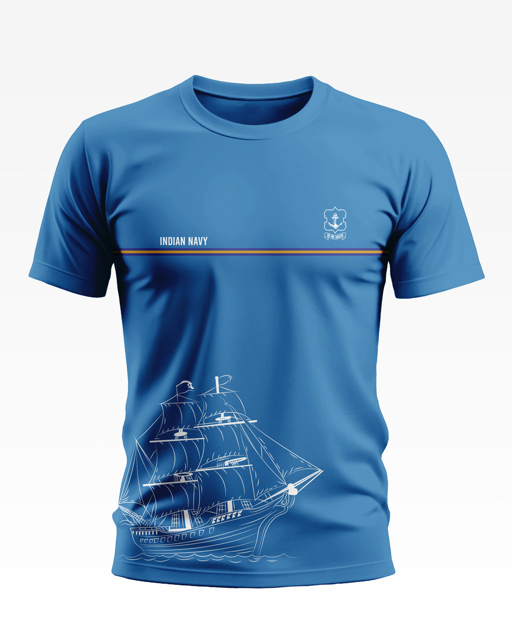 Indian Navy Pride Soft Cotton T-shirt