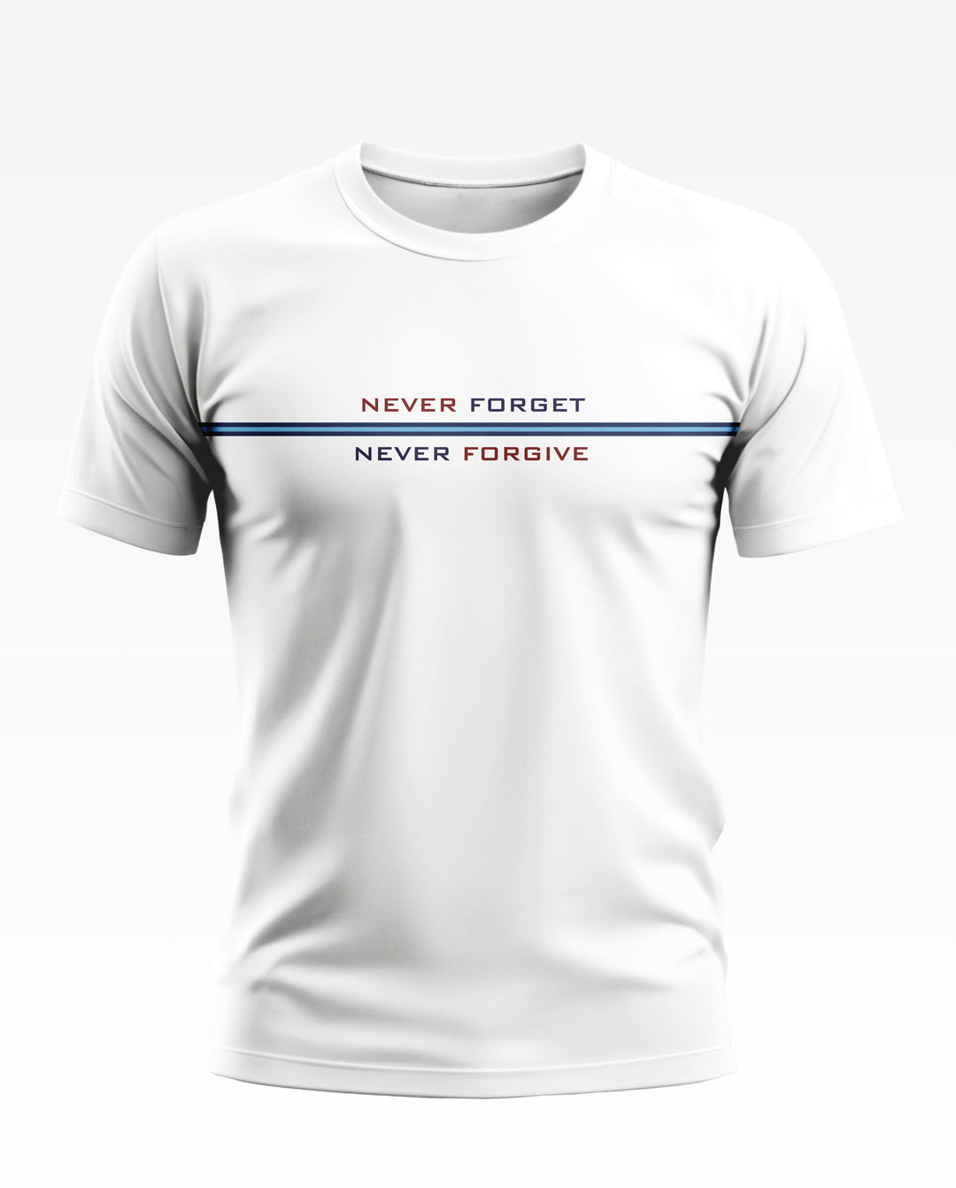 Never forgat Never Forgive Soft Cotton T-shirt
