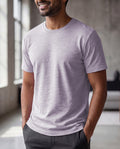Chevron Textured Jacquard Pattern T-Shirt